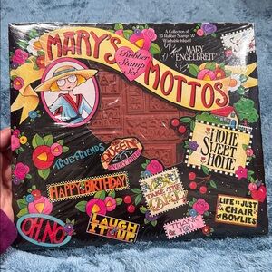 NIB VTG Retired Mary Engelbreit Rubber Stamps